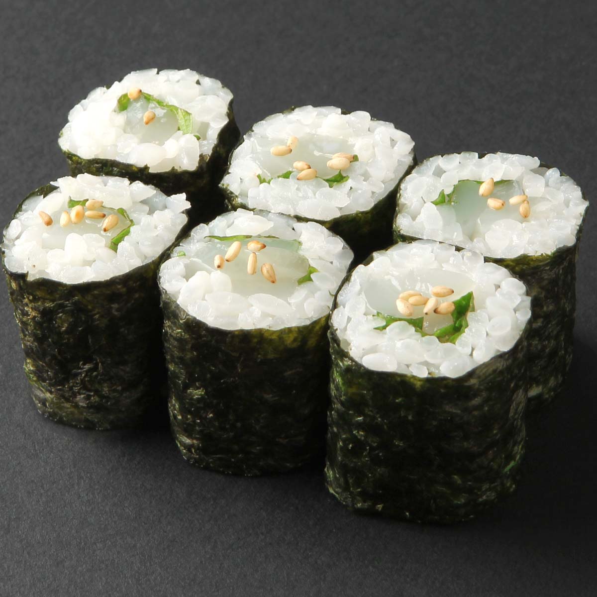 柿家すし 〈細巻き〉 いかしそ巻き