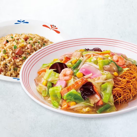 リンガーハット 皿うどんチャーハンセット