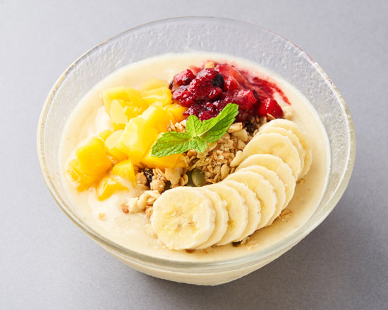 美と健康スムージースタイル 腸活ボウル(ピーチ×バナナ) Intestine Bowl (Peach ＆ Banana)