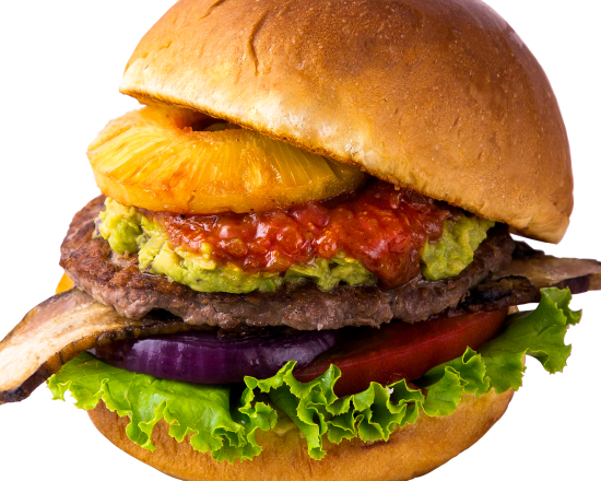 ヴィレッジヴァンガードダイナー パイナップルバーベキューバーガー