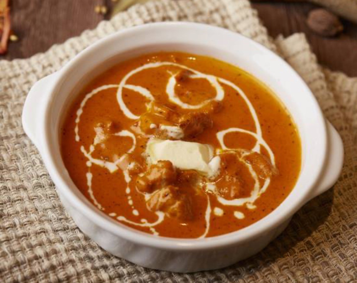 バターチキンカレーセット【サラダ付】 Butter chicken curry set with salad