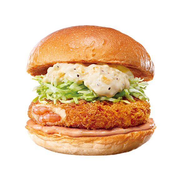 ゼッテリア ZETTERIA 【単品】えびバーガー Shrimp Cutlet Burger