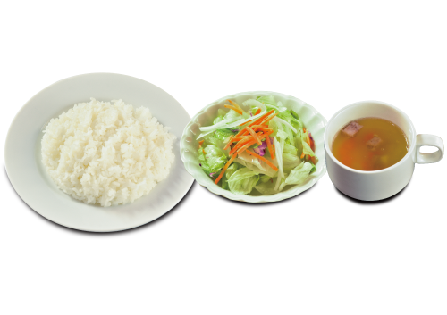 いきなり!ステーキ いきなりセット(□ライス □サラダ □スープ)