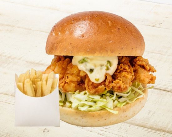 チョアチキン 【NEW】マヨペーニョバーガーセット(ポテトSサイズ付き)
