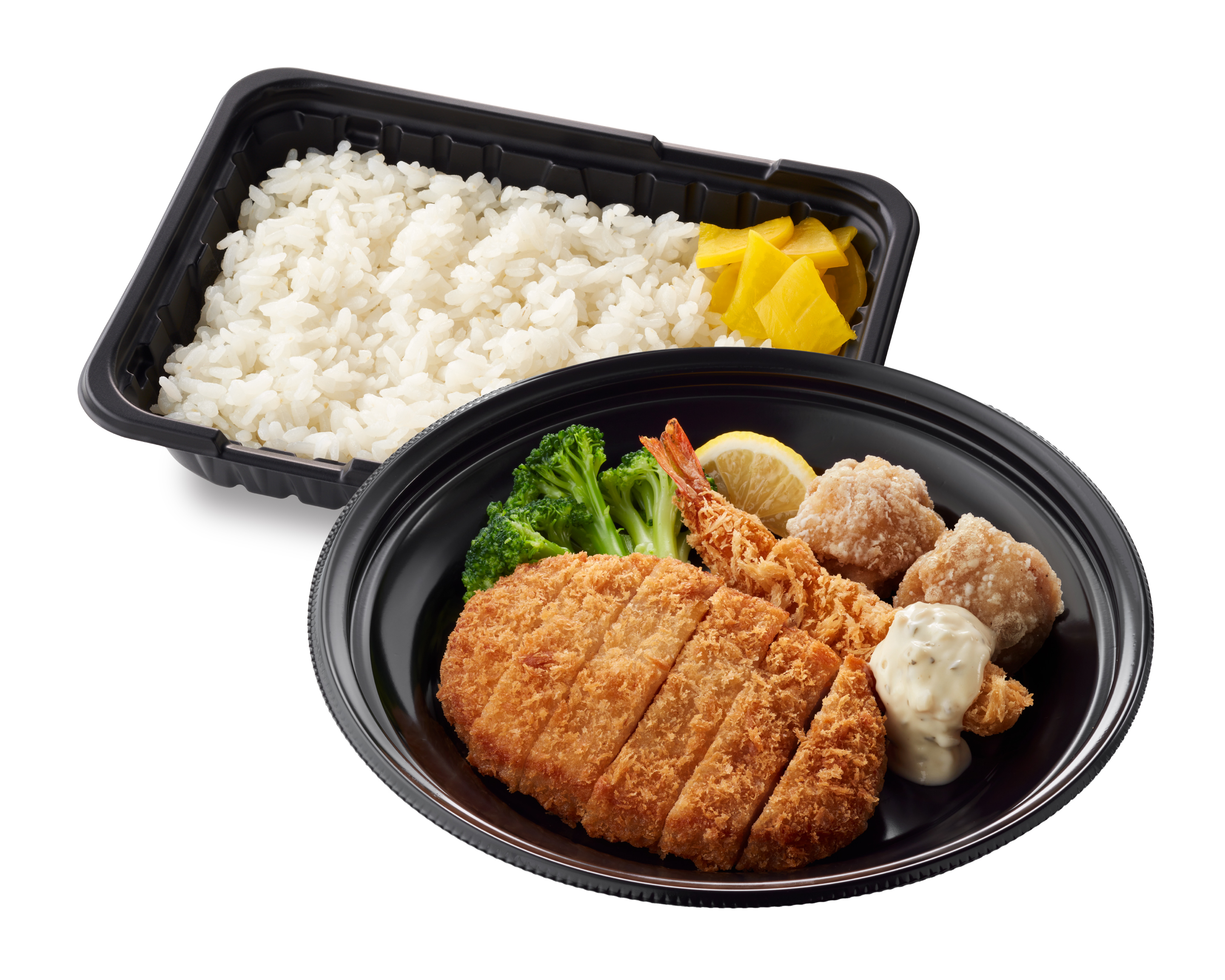 ジョイフル ロースかつの特選バラエティフライ弁当