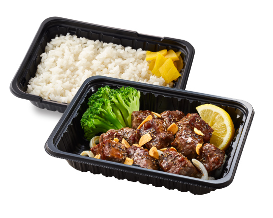 ジョイフル プライムサイコロペッパーステーキ弁当