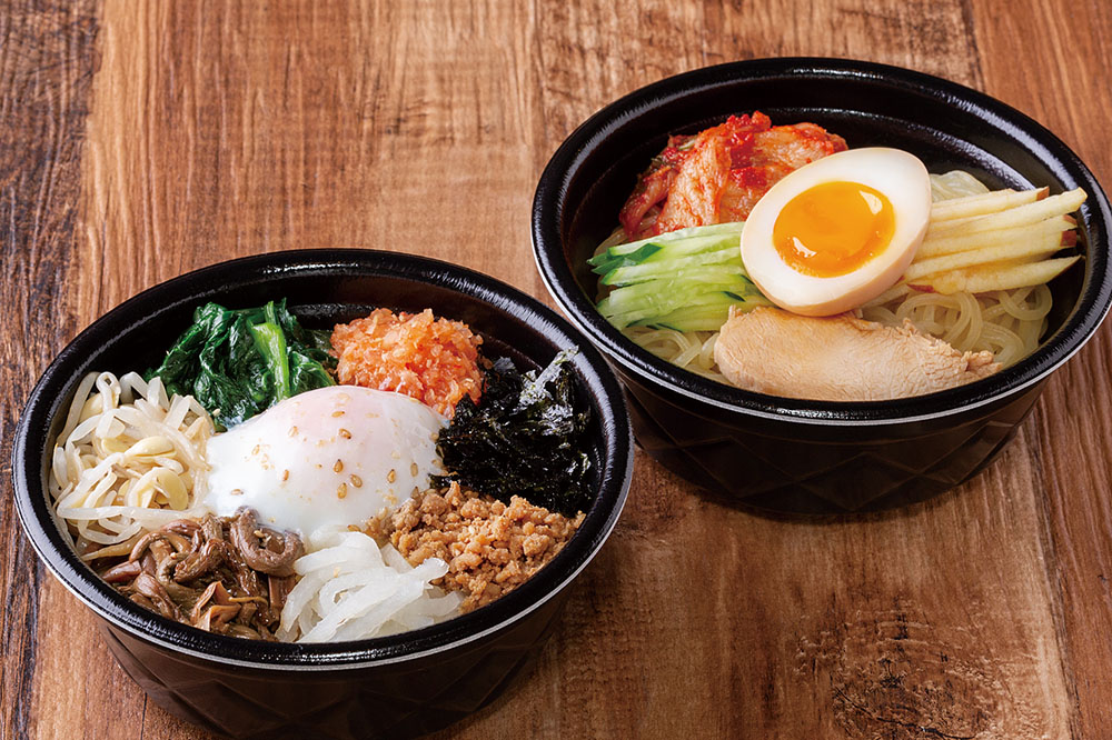 豚大門市場人気No.3 【春夏人気】豚大門冷麺とビビンパのハーフ＆ハーフセット