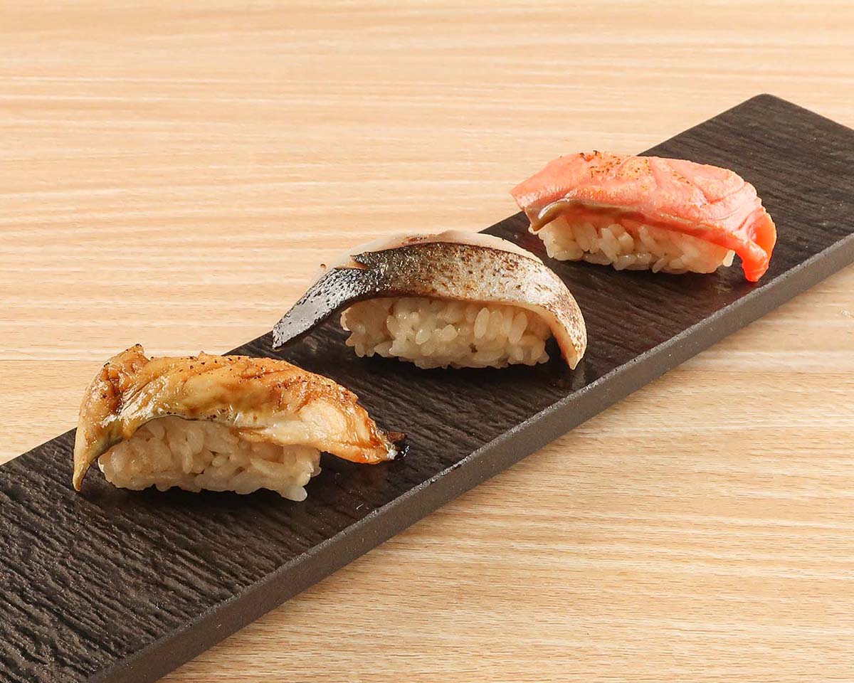 鮨・酒・肴 杉玉 欲張り、炙り。