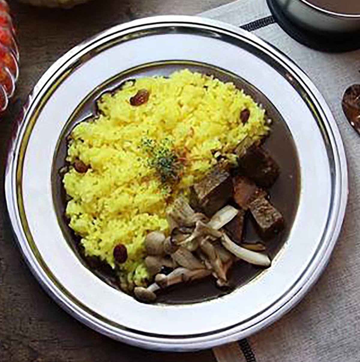 ビーフ＆4種のきのこカレー ドリンクセット