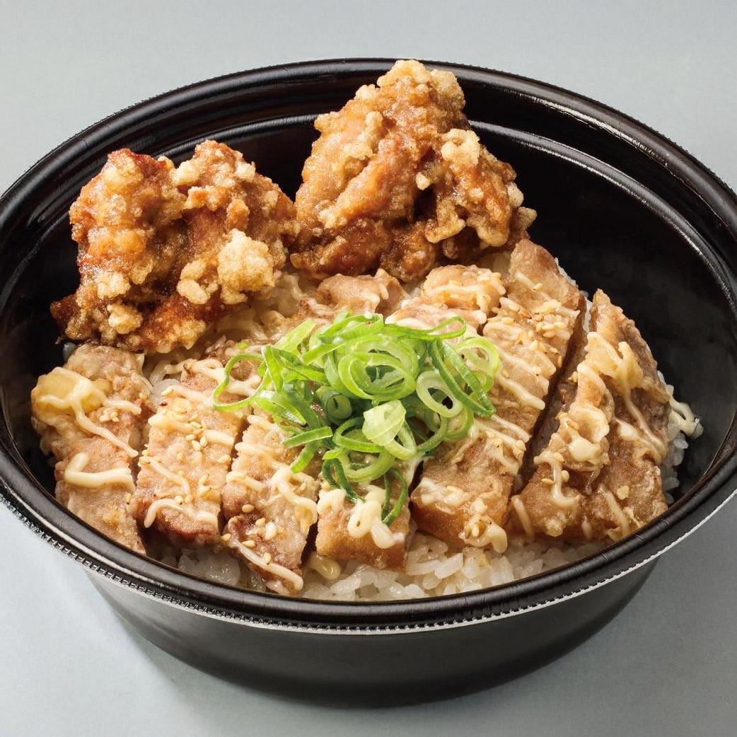 風風ラーメン パーコー唐揚げ丼
