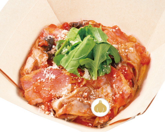 ジョリーパスタ 【203】燻製ベーコンときのこのボスカイオーラ