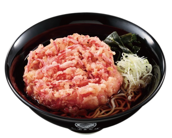 富士そば (温)紅生姜天ぷらそば 又は うどん (Warm) Red Pickled Ginger Tempura Soba/Udon