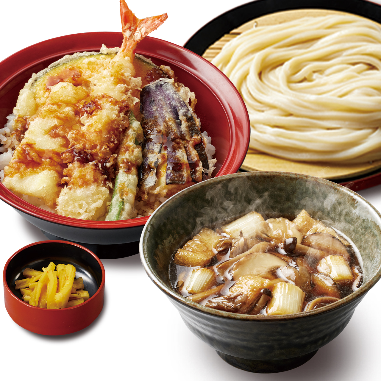 久兵衛屋 きのこつけ汁 満腹定食