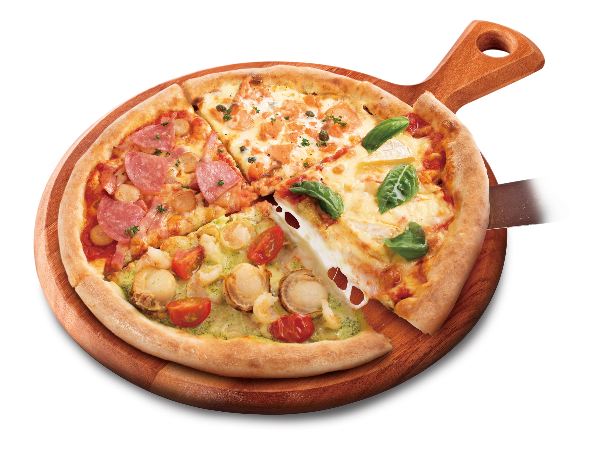 ピッツェリアマリノ 絶品グルメのクアトロピッツァ