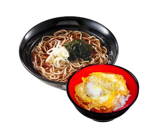 富士そば ミニかつ丼+温かいそば