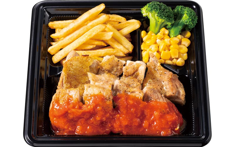 フォルクス トマトガーリックチキン弁当