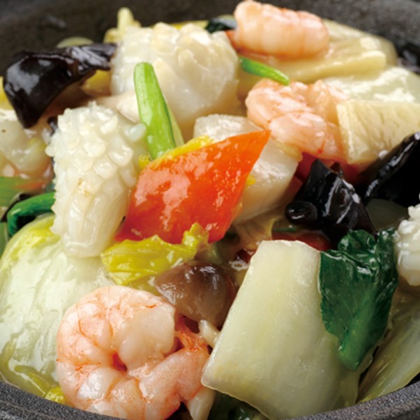 健康中華青蓮 海鮮あんかけご飯