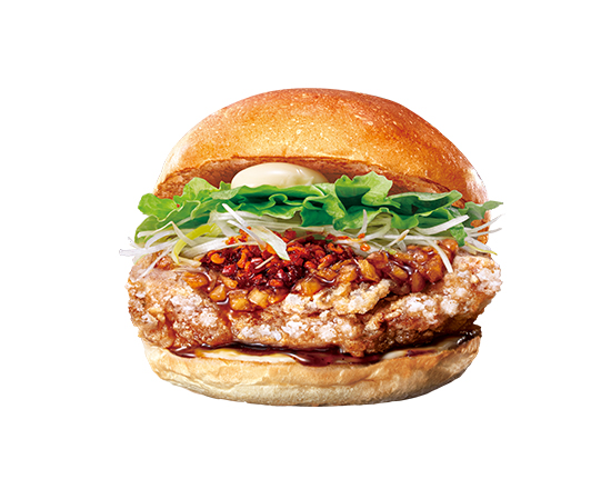 ロッテリア 【単品】油淋鶏バーガー Chinese Sweet ＆ Sour Fried Chicken Burger