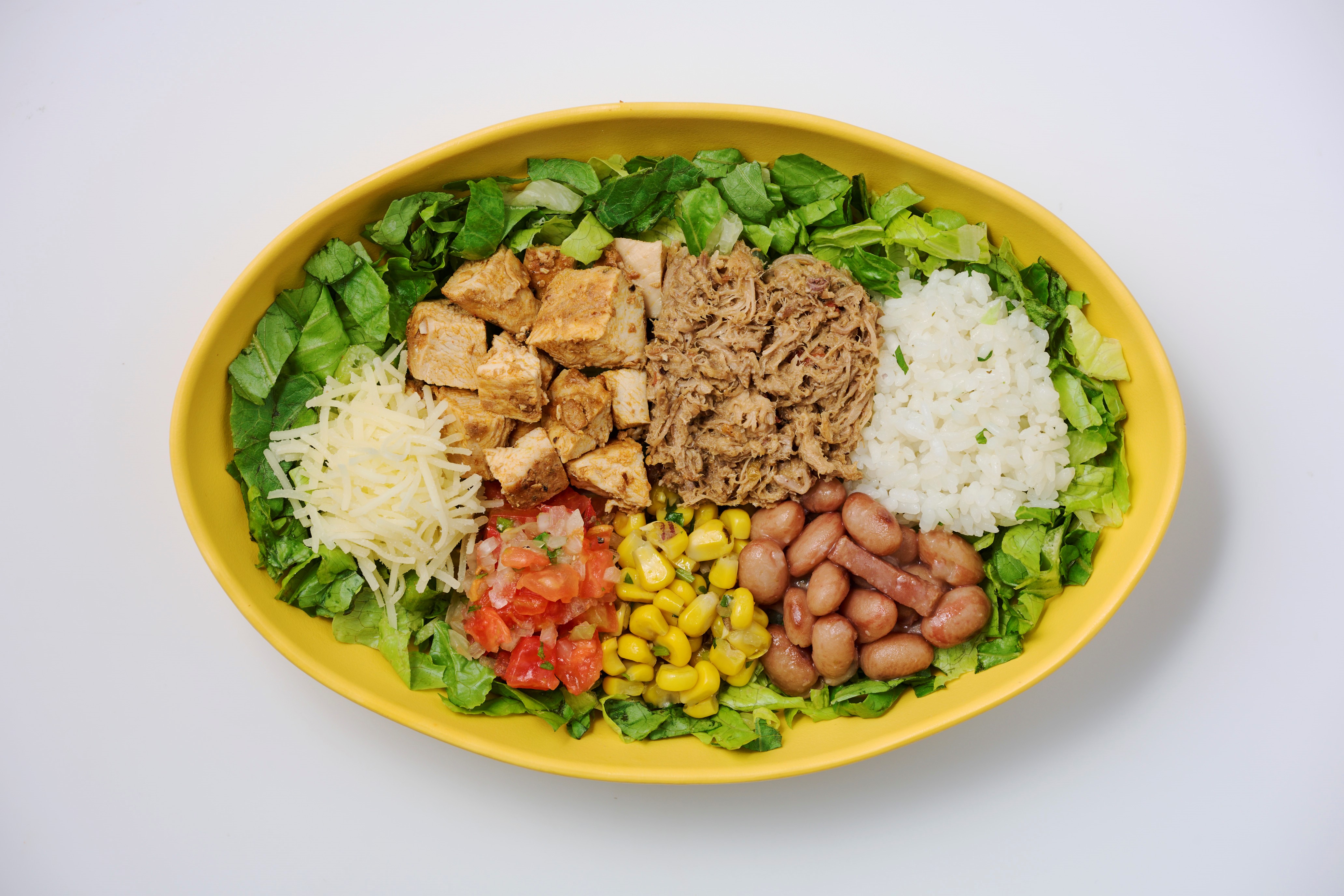 フリホーレス メキシカンサラダPChicken＆Carnitas Salad