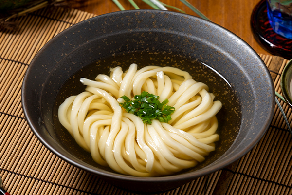 山下本気うどん かけうどん Udon noodles in a hot soup