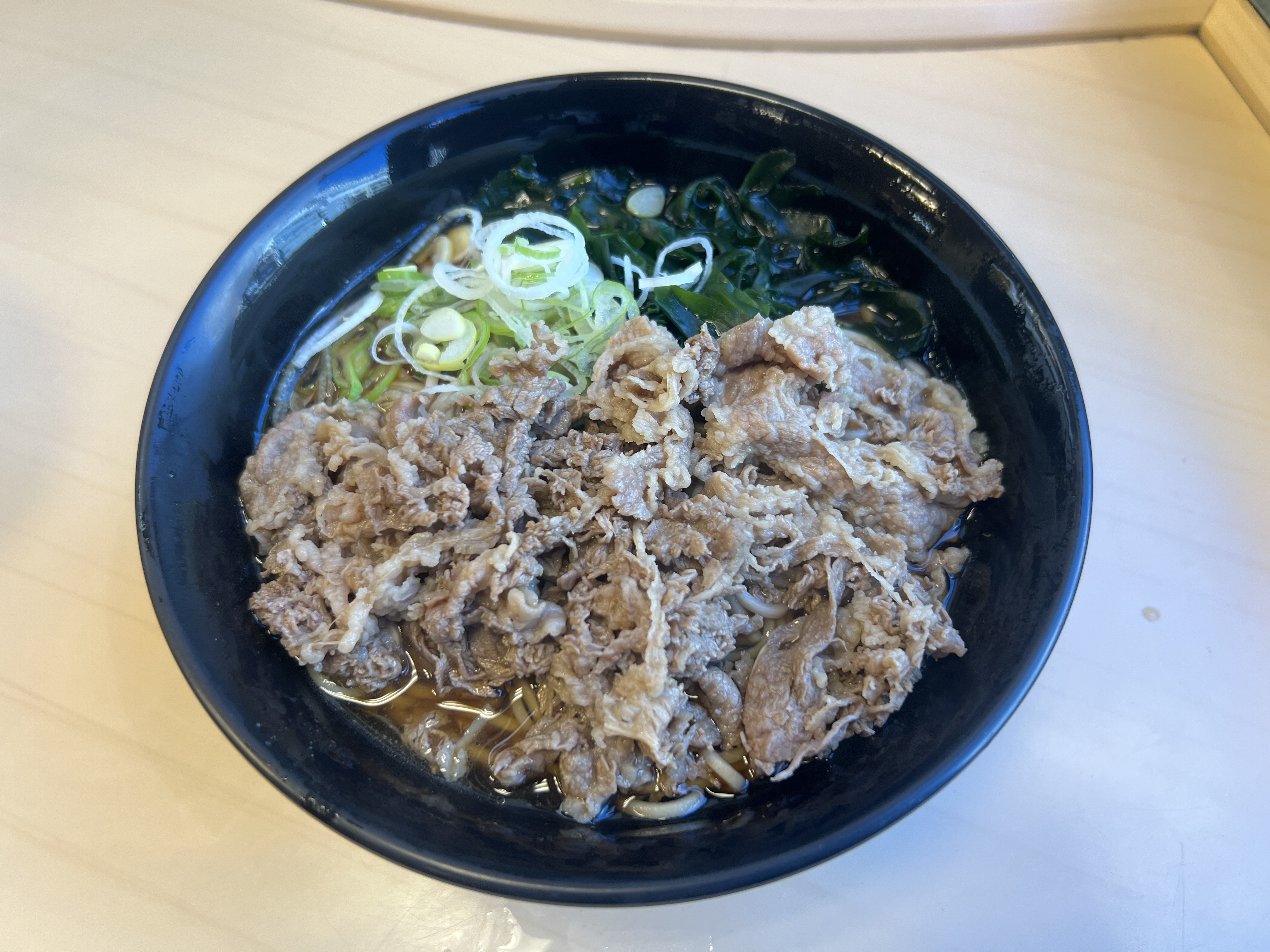 富士そば 牛肉そば