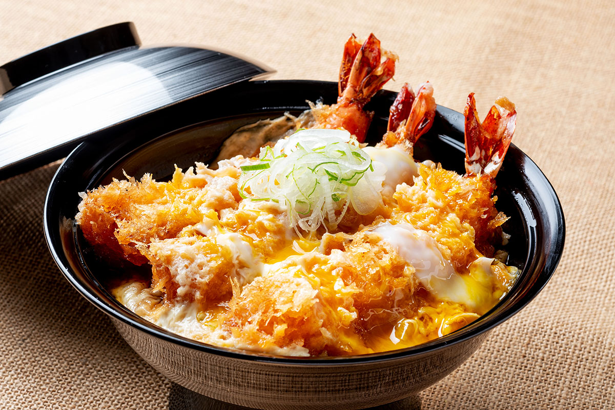 かつ丼屋 のぶお 海老3本かつ丼