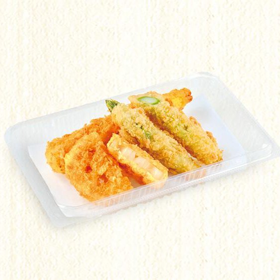 かつ庵 野菜フライ盛り合わせ Assorted Fried Veggies