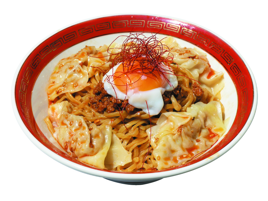 広州市場人気No.1 当店人気NO1！ 雲呑(ワンタン)入り汁なし坦々麺