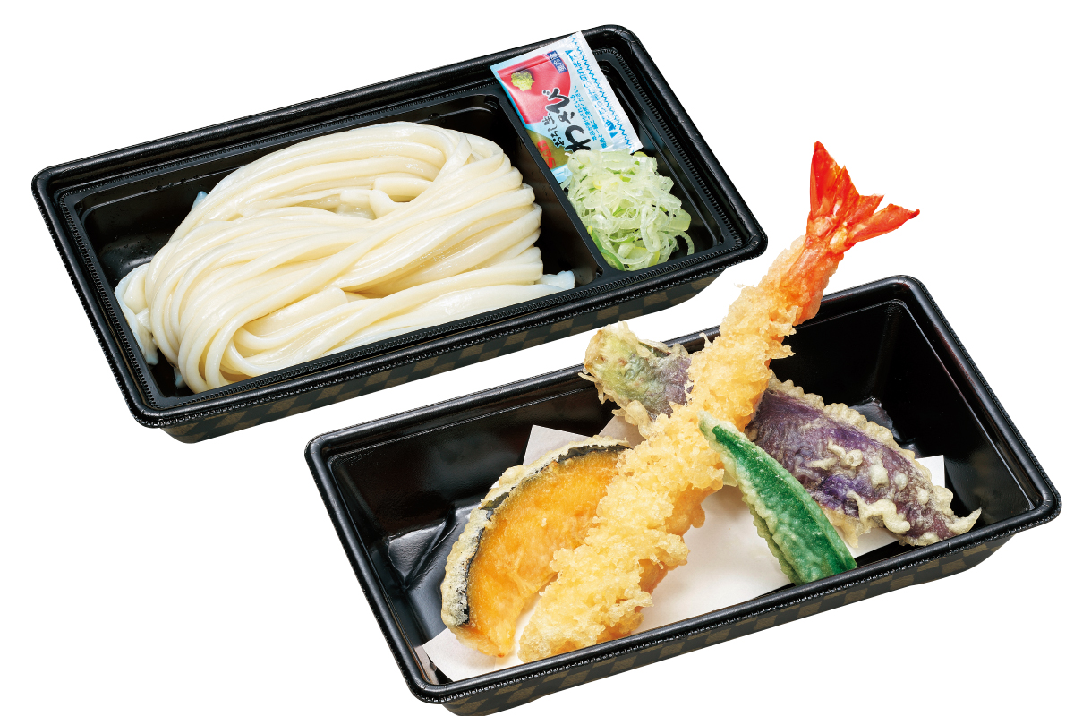 味の民芸 大海老天セイロうどん(海老一本)