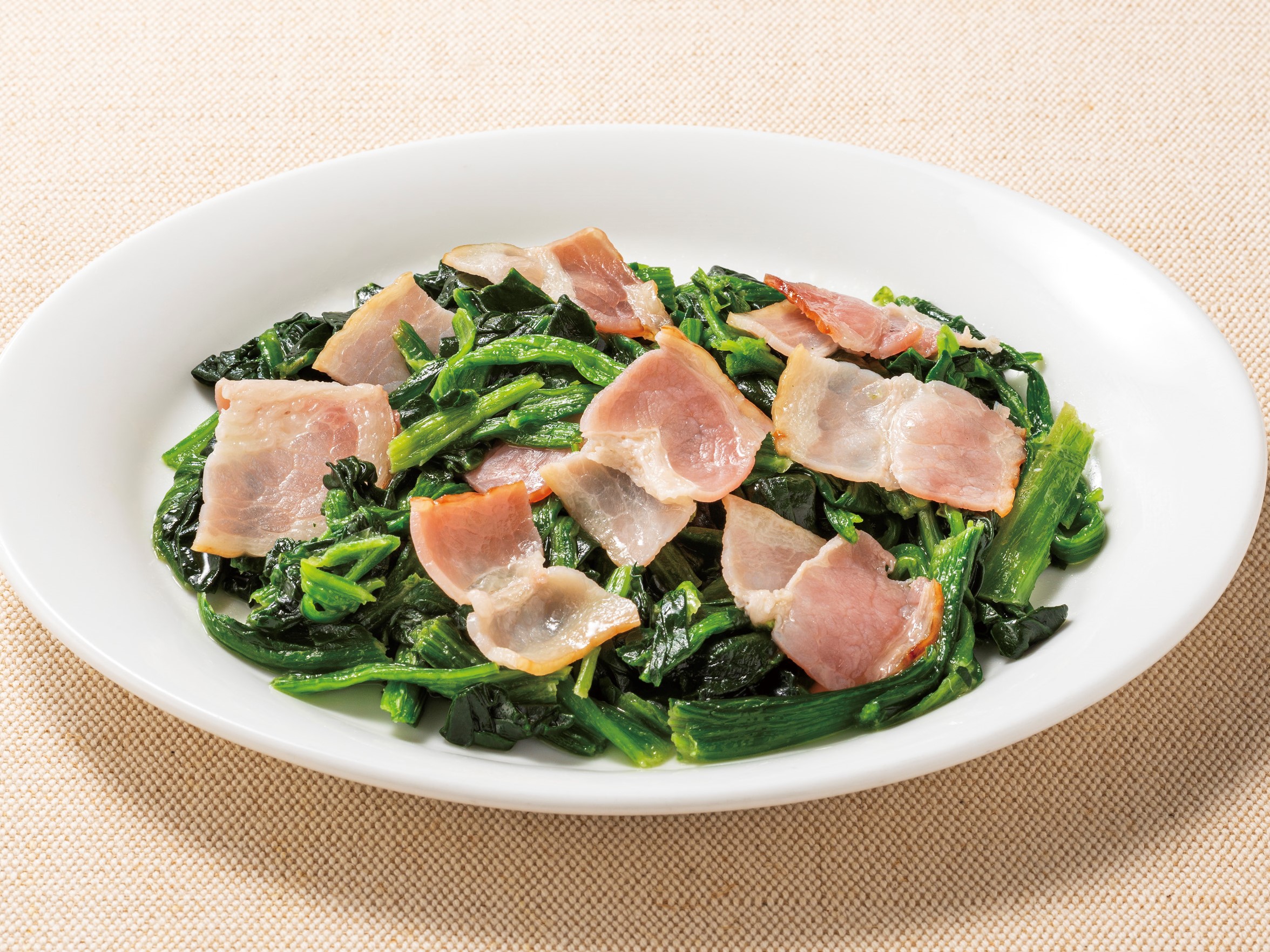 デニーズ 【N4】ベーコンとほうれん草