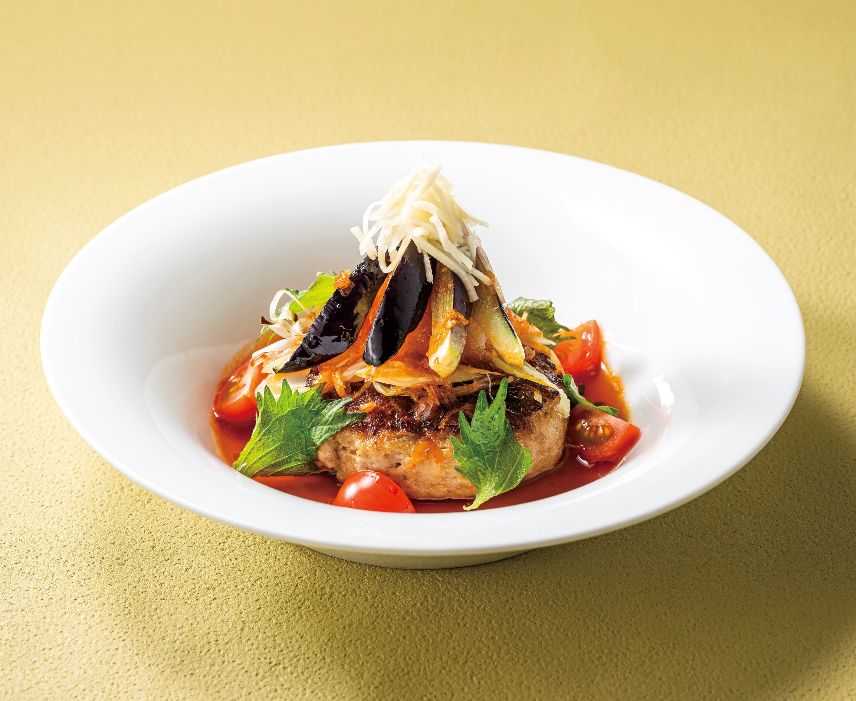 デニーズ 【C7】なすと香味野菜のハンバーグ