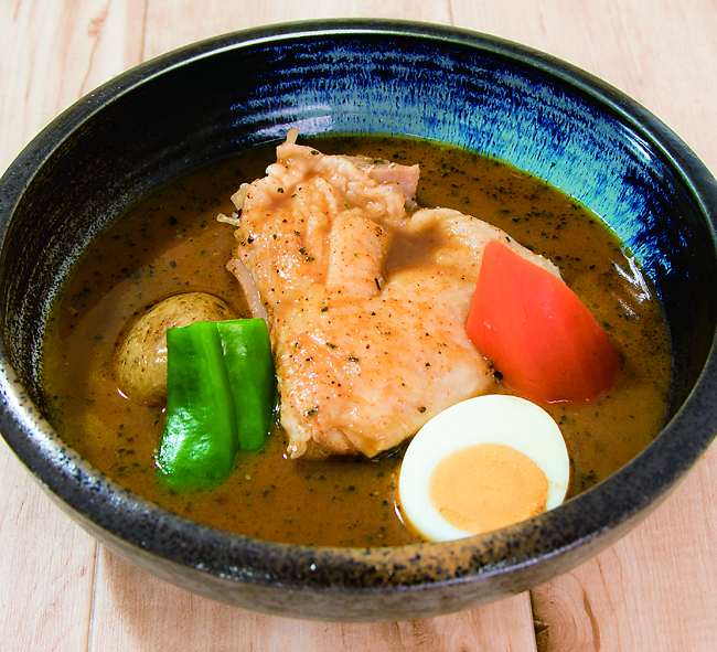 カレー食堂 心人気No.2 No.1！チキンのスープカレー