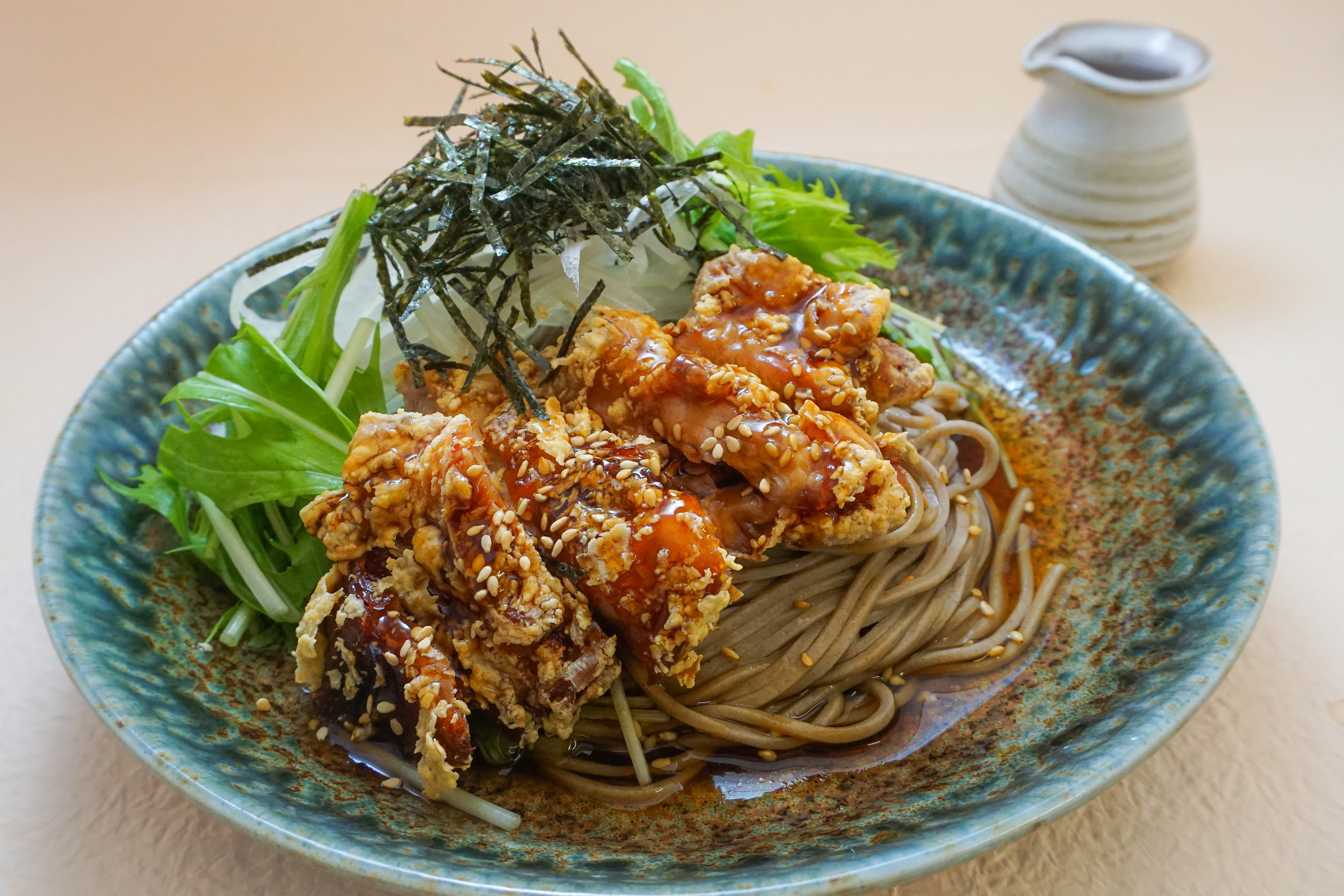 そば太鼓亭 揚げ鶏そば(並)