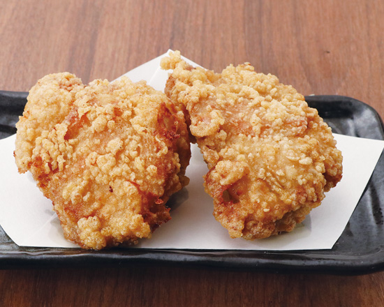 からあげの鉄人人気No.1 F-1102】BIGからあげ 1ヶ(天日塩と極出汁)Salt ＆ Soup Stock Flavored Big Fried Chicken (1 Piece)