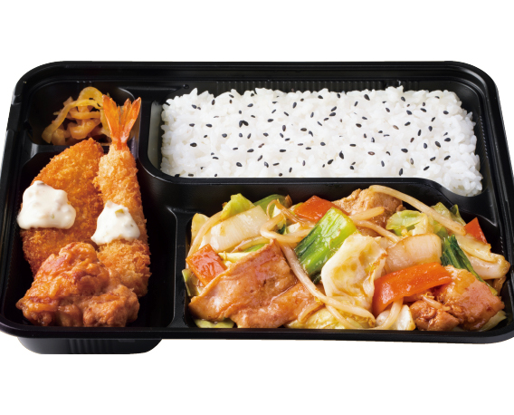 キッチンオリジン Dx肉野菜炒め弁当 香味醤油だれ～1日に必要な野菜の2分の1使用～