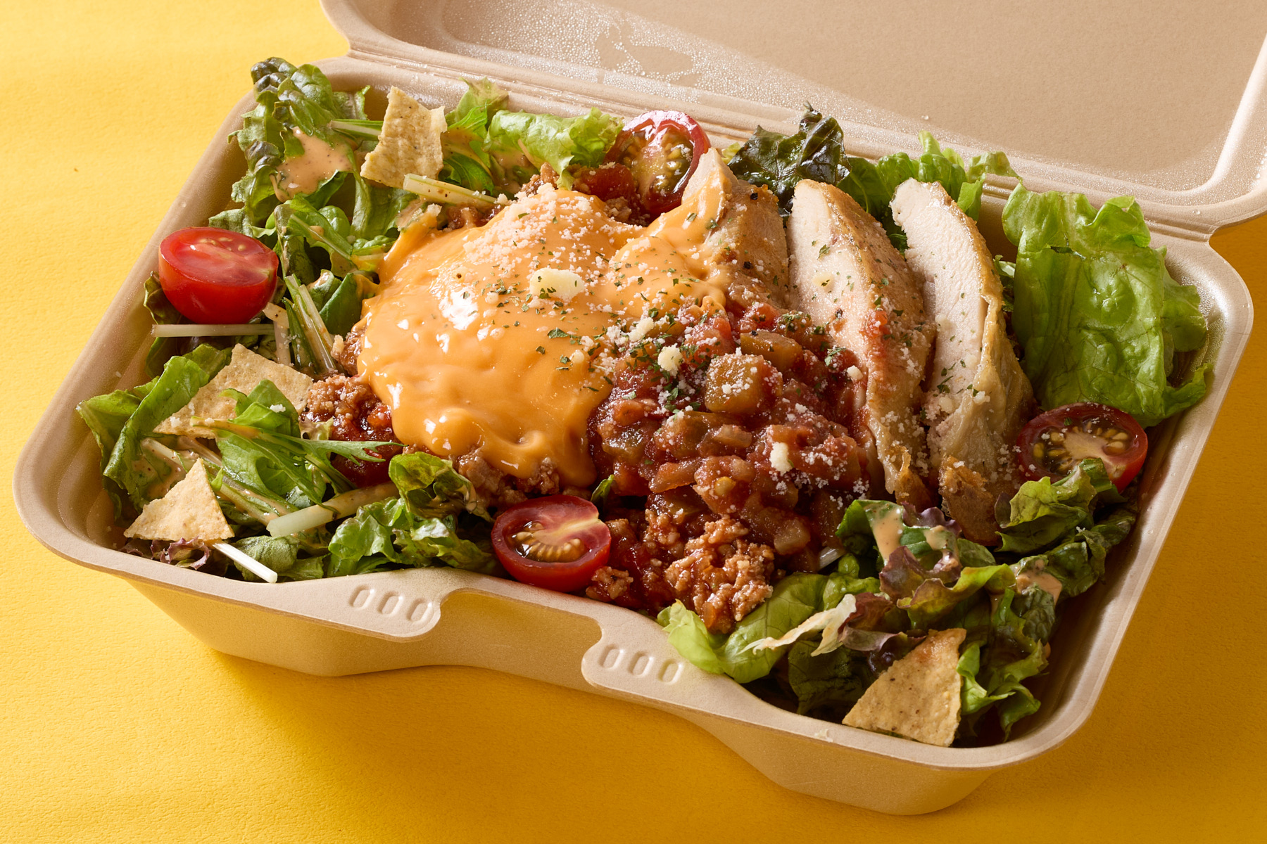 天才のタコライス 濃厚チーズ＆サルサチキンタコライス Cheese ＆ Salsa Chicken Taco Rice