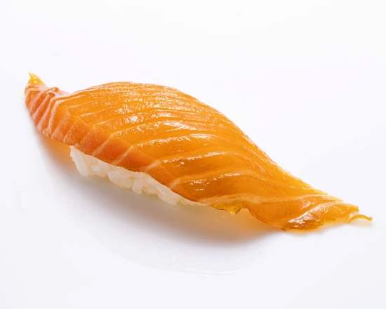 板前寿司 漬けサーモン Salmon pickled in soy sauce