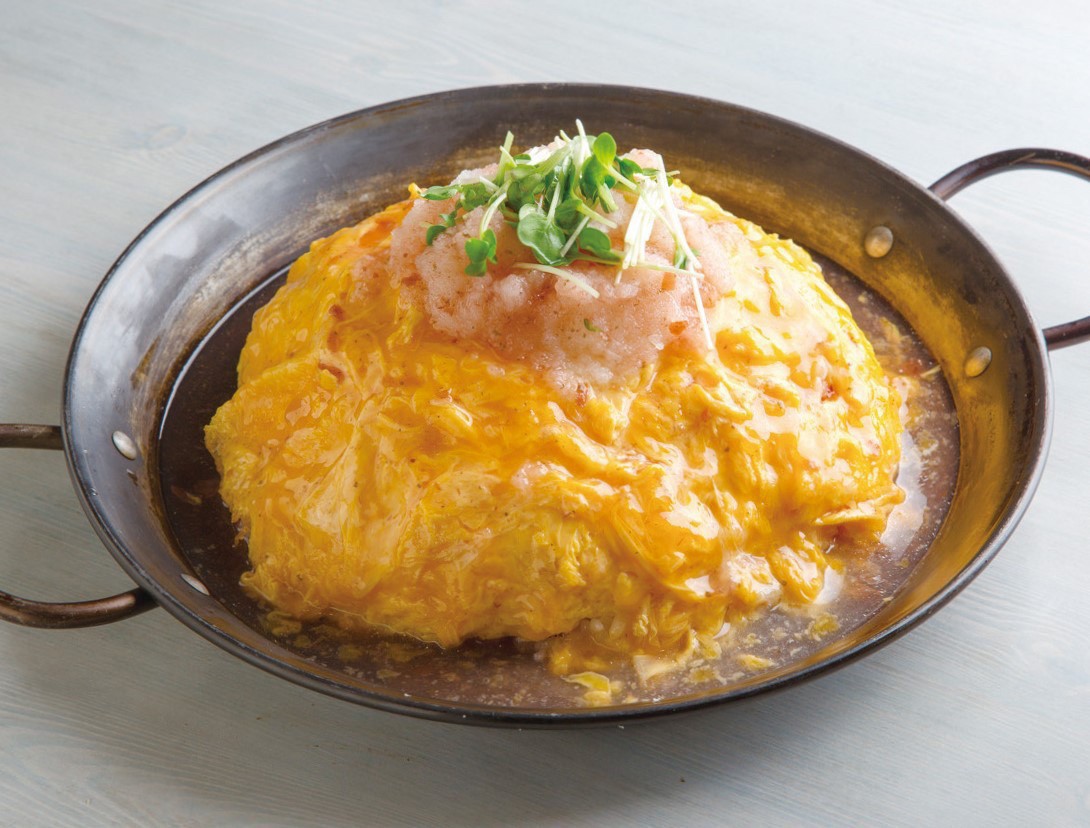 ココイロカフェ 雪解けみぞれオムライス【和風仕立て】