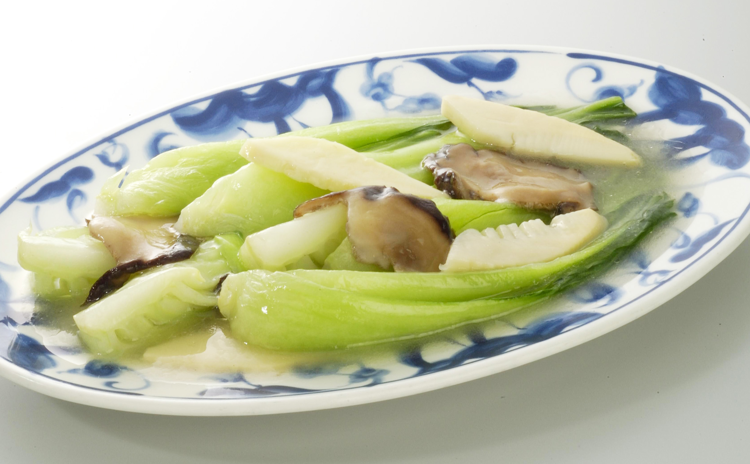 陳麻婆豆腐 チンゲン菜の炒め