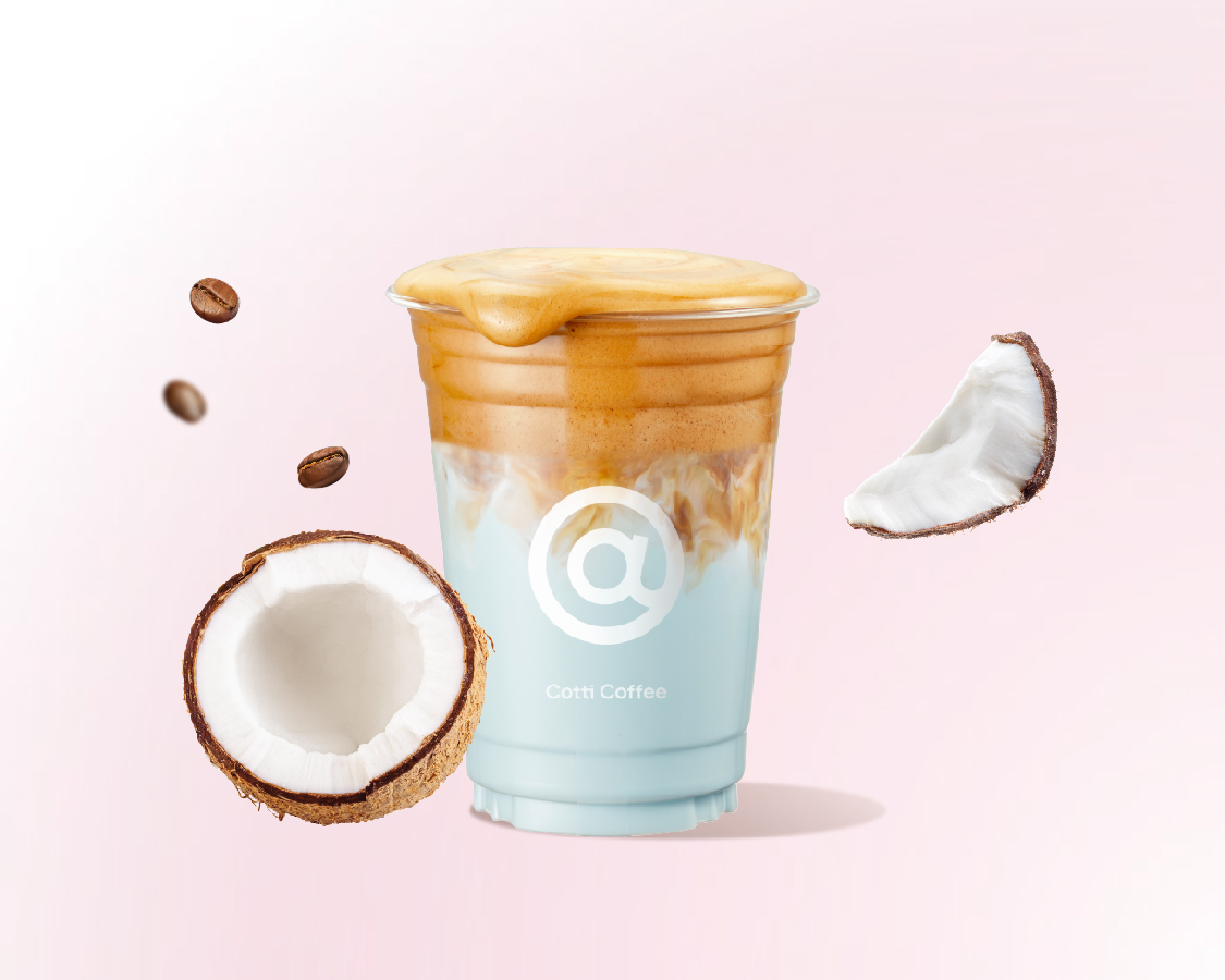 cotti coffee ブルームースラテ
