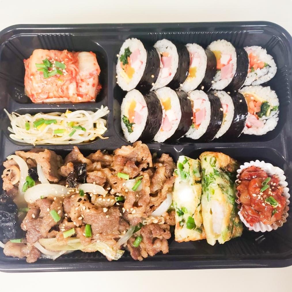 カントンの思い出人気No.2 特選キンパ、牛プルコギ弁当