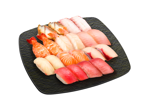 スシロー 特上セット10種2人前(20貫)