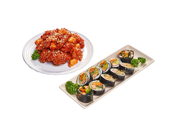 カマロチキン チキン＆やさいキンパセット/Chicken＆Vegetable Kimbap Set