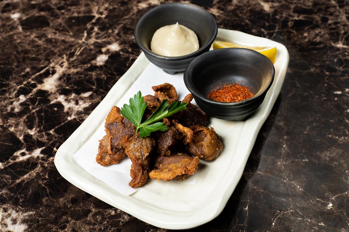 麺匠 竹虎 砂肝の唐揚げ