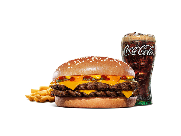 ダブルにんにく・ガーリック バーガーセット