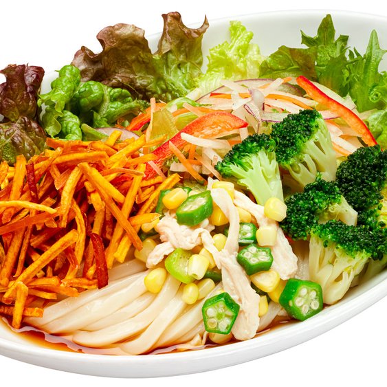 はなまるうどん 10種野菜のサラダうどん