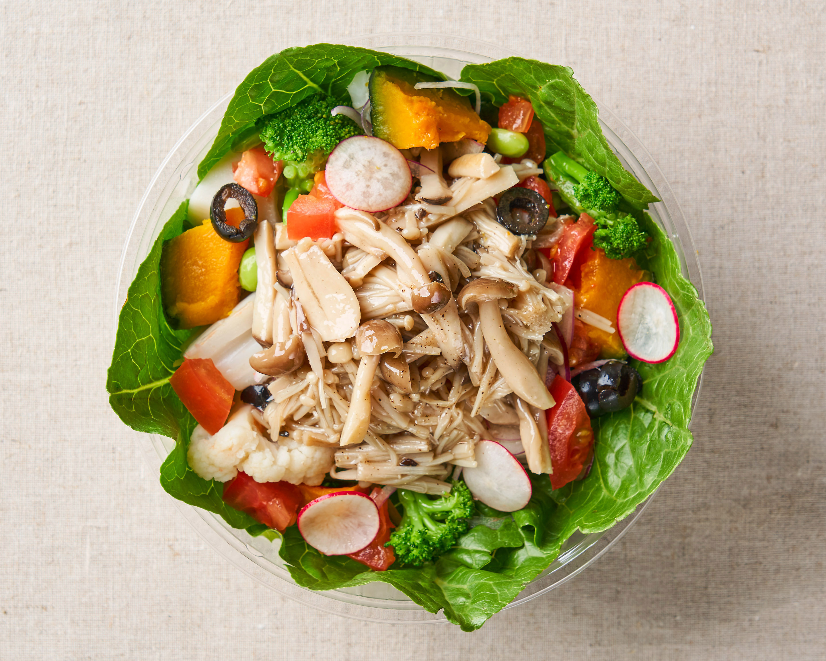 美と健康10salad(テンサラダ) 3種のきのこマリネのサラダ Triple Marinated Mushroom Salad