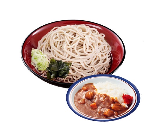 富士そば ミニカレーライス+冷たいそば