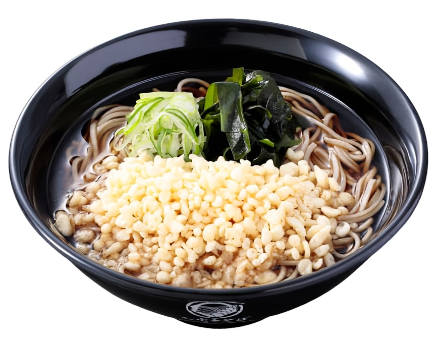 富士そば (温)たぬきそば 又は うどん (Warm) Tanuki Soba/Udon