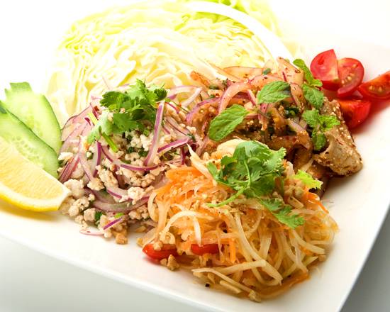 オリエンタルデリ イサーンサラダセット